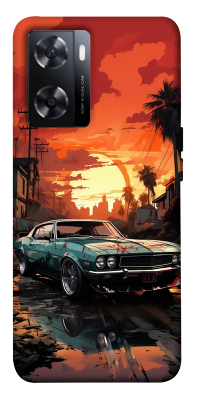 Чехол на OnePlus Nord N20 SE Car at sunset фото 1 из 1