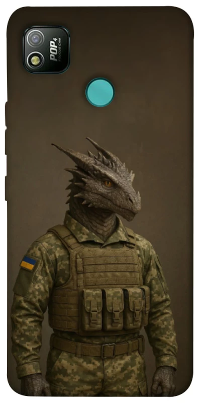 Чохол на TECNO POP 4 Дракон захисник фото 1 з 1