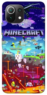 Чехол на Xiaomi Mi 11 Lite Minecraft world фото 1 из 1