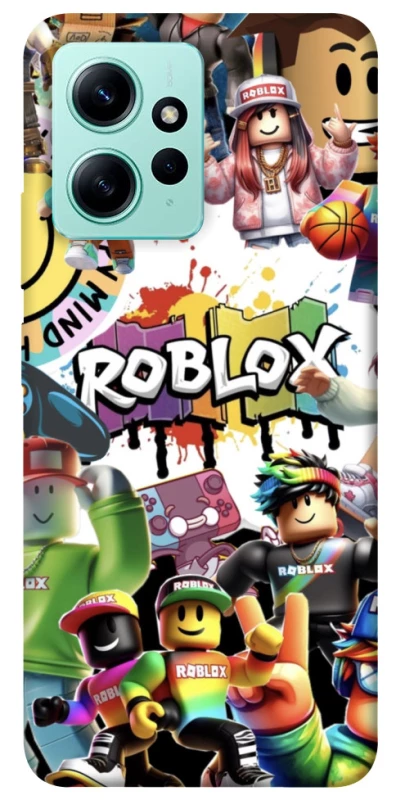 Чохол на Xiaomi Redmi Note 12 4G Roblox Characters Collage фото 1 з 1
