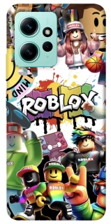 Чохол на Xiaomi Redmi Note 12 4G Roblox Characters Collage фото 1 з 1