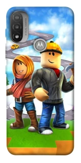 Чехол на Motorola Moto E20 Roblox Builder Adventure фото 1 из 1
