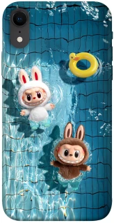 Чохол на Apple iPhone XR (6.1") Labubu in the pool фото 1 з 1