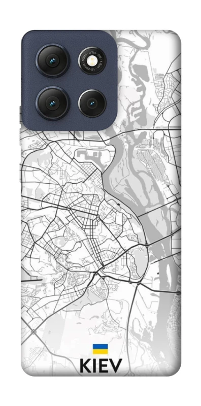 Чохол на Motorola Moto G86 Kiev white map фото 1 з 1