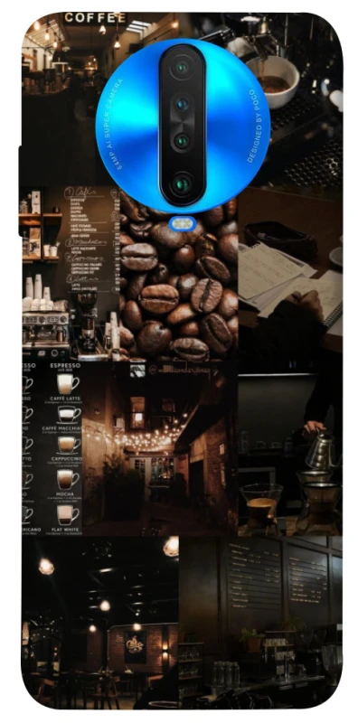 Чехол на Xiaomi Poco X2 Coffee collage ver.1 фото 1 из 1