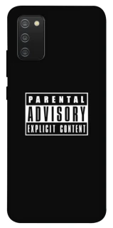 Чохол на Samsung Galaxy A02s Parental Advisory Label фото 1 Чохол на Samsung Galaxy A02s Parental Advisory Label фото 1 з 1
