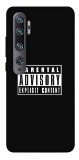 Чехол на Xiaomi Mi Note 10 / Note 10 Pro / Mi CC9 Pro Parental Advisory Label фото 1 из 1