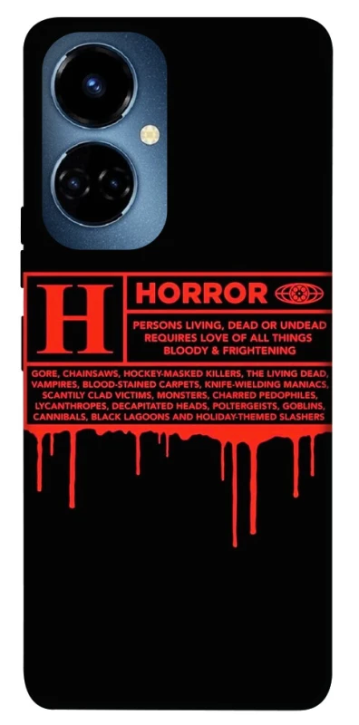 Чехол на TECNO Camon 19 Horror Halloween фото 1 из 1