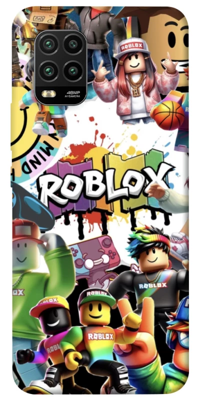 Чохол на Xiaomi Mi 10 Lite Roblox Characters Collage фото 1 з 1
