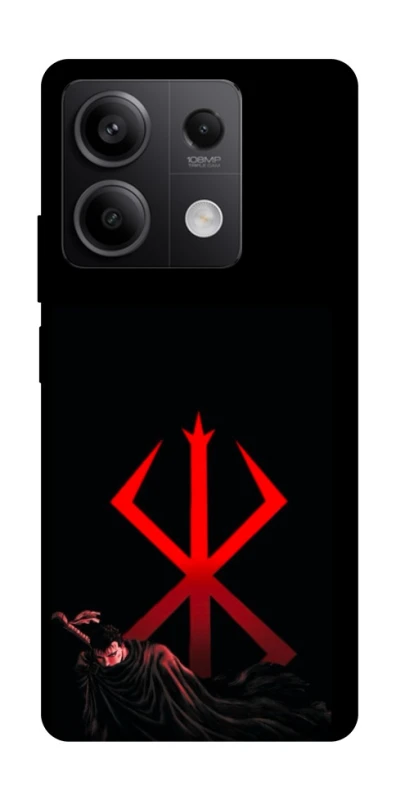 Чохол на Xiaomi Redmi Note 13 5G Berserk Red Logo фото 1 з 1