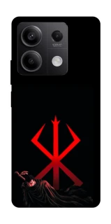 Чехол на Xiaomi Redmi Note 13 5G Berserk Red Logo фото 1 из 1