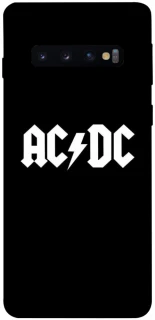 Чохол на Samsung Galaxy S10 AC/DC logo фото 1 Чохол на Samsung Galaxy S10 AC/DC logo фото 1 з 1