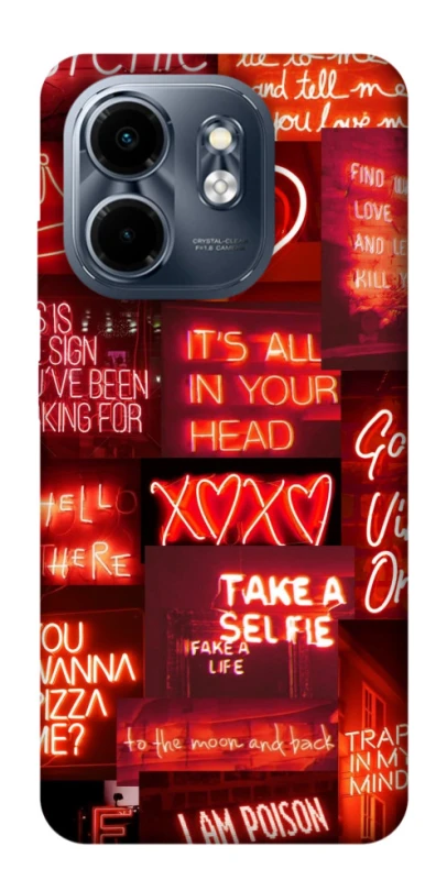 Чохол на Infinix Smart 9 4G / Hot 50i Love collage ver.7 фото 1 з 1