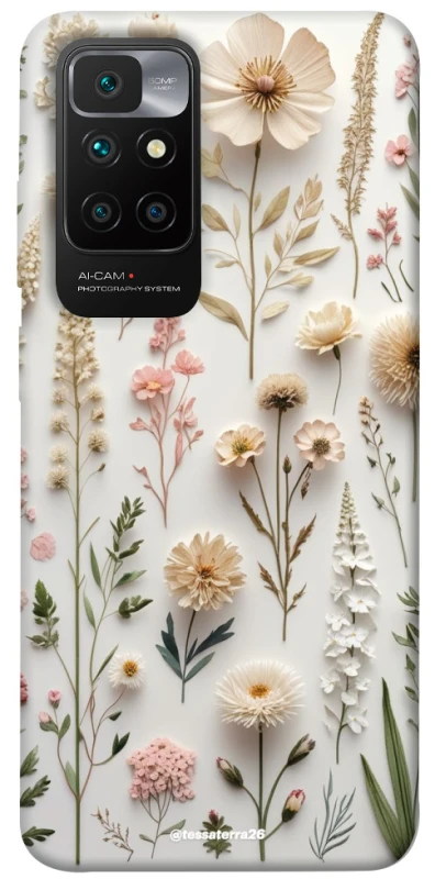 Чохол на Xiaomi Redmi 10 Floral design ver.1 фото 1 з 1