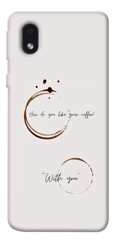 Чохол на Samsung Galaxy M01 Core / A01 Core Coffee with you фото 1 з 1