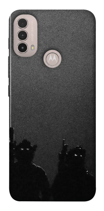 Чохол на Motorola Moto E40 Night operations фото 1 з 1