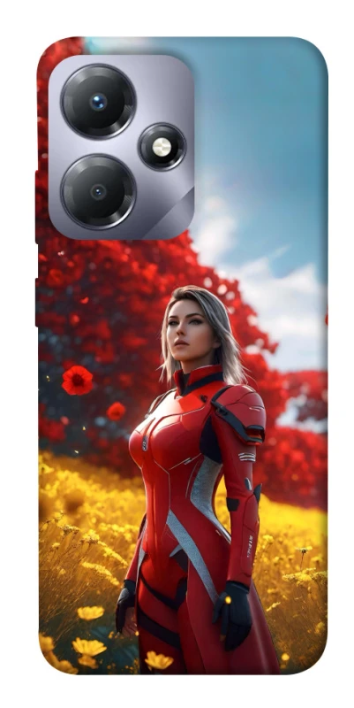 Чохол на Infinix Hot 30 Play Cyber space girl ver.5 фото 1 з 1
