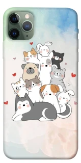 Чехол на Apple iPhone 11 Pro Max (6.5") Funny Pets ver.2 фото 1 из 1