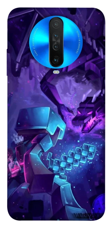 Чехол на Xiaomi Redmi K30 Minecraft dragon фото 1 из 1