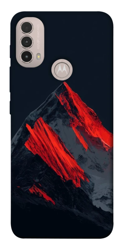 Чехол на Motorola Moto E40 Red mountain фото 1 из 1