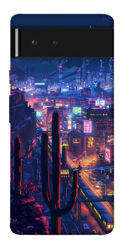 Чехол на Google Pixel 6 Night city фото 1 из 1