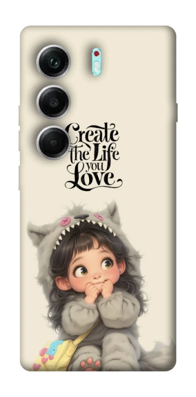 Чохол на Tecno Camon 40 Pro 5G Create the life you love фото 1 з 1