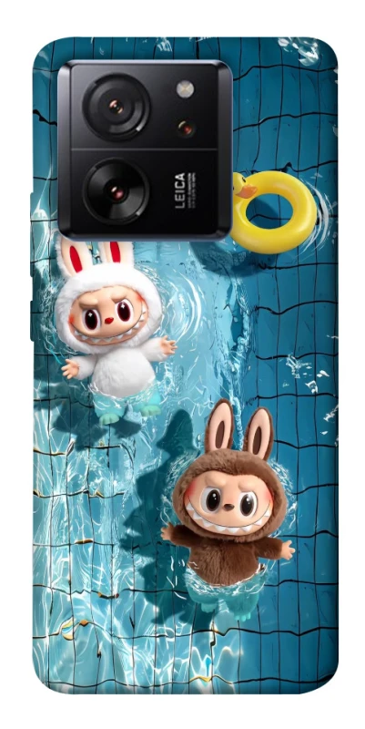 Чохол на Xiaomi 13T Labubu in the pool фото 1 з 1