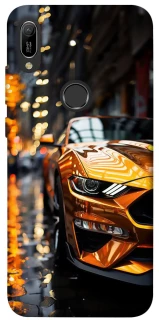 Чохол на Huawei Y6 (2019) Golden sports car фото 1 з 1