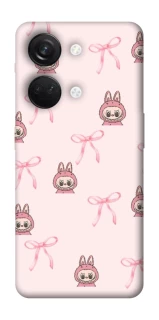 Чехол на OnePlus Nord 3 Pink bows and Labubus фото 1 из 1