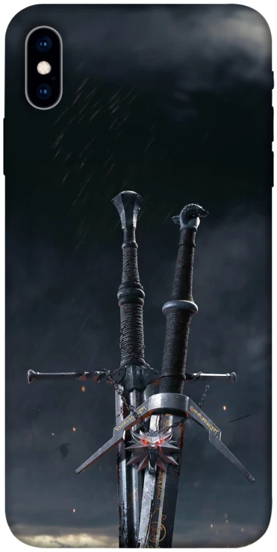 Чохол на Apple iPhone X (5.8") Мечі Ведьмака фото 1 з 1