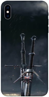 Чехол на Apple iPhone X (5.8") Мечи Ведьмака фото 1 из 1