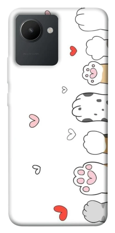 Чехол на Realme C30s Paws фото 1 из 1