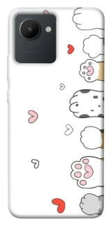 Чехол на Realme C30s Paws фото 1 из 1
