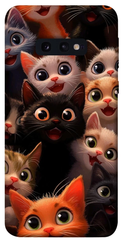 Чохол на Samsung Galaxy S10e happy cats фото 1 з 1