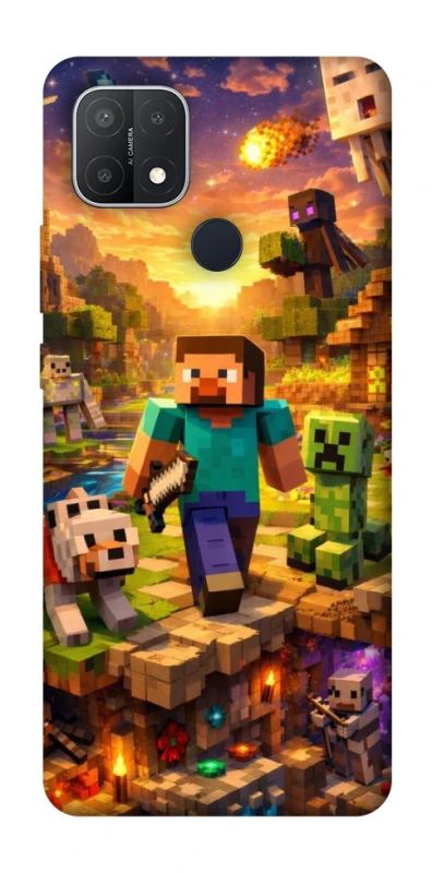 Чохол на Oppo A15s / A15 Minecraft v6 фото 1 з 1