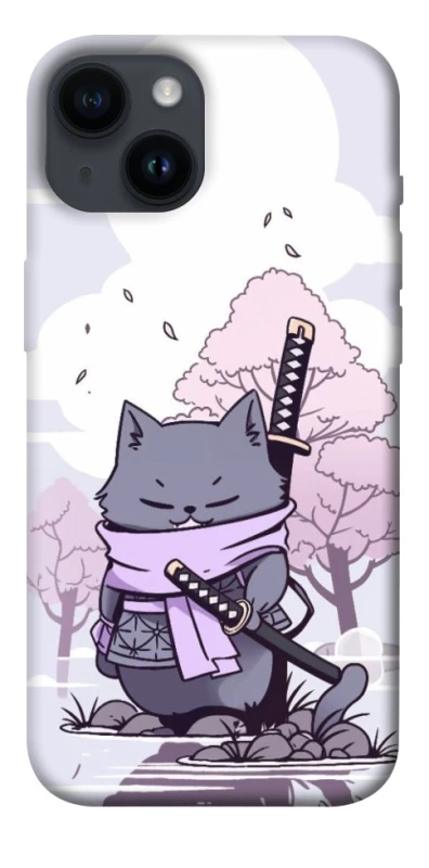 Чохол на Apple iPhone 14 (6.1") Samurai cat фото 1 з 1