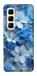 Чехол на Infinix Hot 50 Pro Синие цветы фото 1 из 1