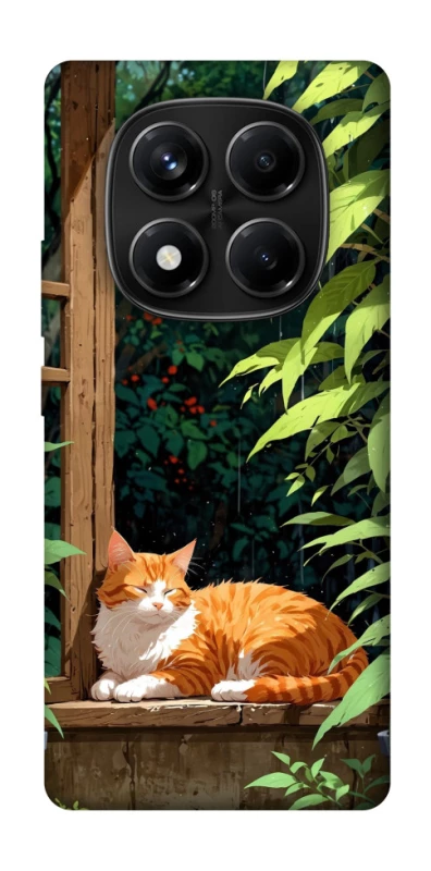 Чохол на Xiaomi Redmi Note 14 Pro 4G red cat фото 1 з 1