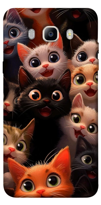 Чохол на Samsung J510F Galaxy J5 (2016) happy cats фото 1 з 1