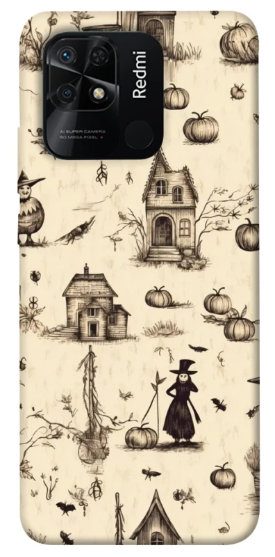 Чохол на Xiaomi Redmi 10C Halloween aesthetic ver.1 фото 1 з 1