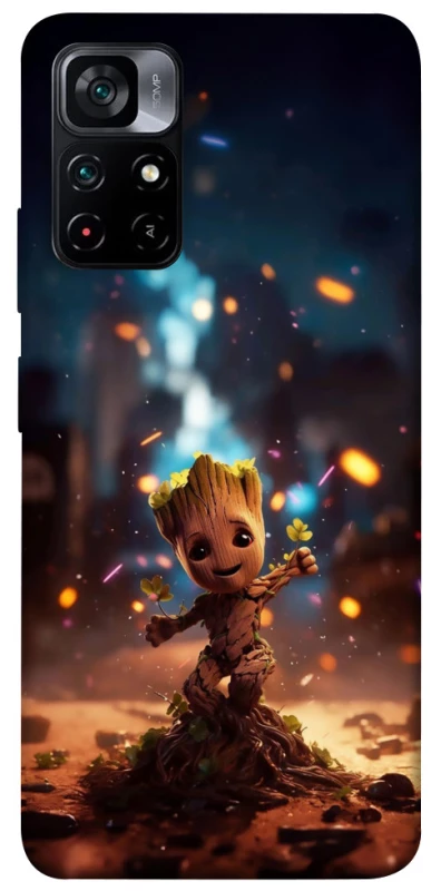 Чохол на Xiaomi Poco M4 Pro 5G Baby Groot v3 фото 1 з 1