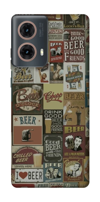 Чохол на Motorola Moto G85 Retro collage ver.1 фото 1 з 1