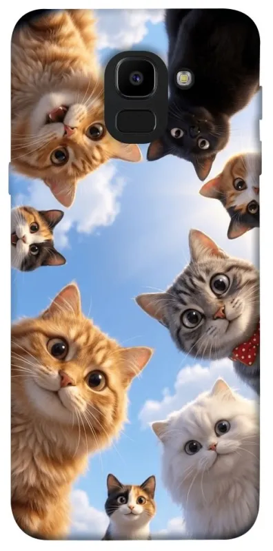 Чохол на Samsung J600F Galaxy J6 (2018) Cats фото 1 з 1