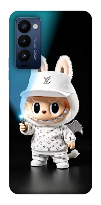 Чехол на TECNO Camon 18 Pro Labubu with flashlight ver.1 фото 1 из 1