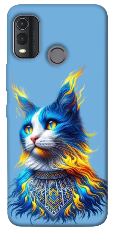 Чохол на Nokia G11 Plus Кіт патріот фото 1 з 1