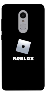 Чохол на Xiaomi Redmi Note 4X / Note 4 (Snapdragon) Roblox logo black фото 1 з 1