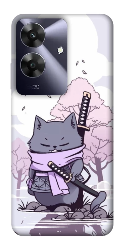 Чохол на Realme Note 60 Samurai cat фото 1 з 1