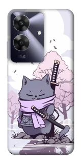 Чохол на Realme Note 60 Samurai cat фото 1 з 1