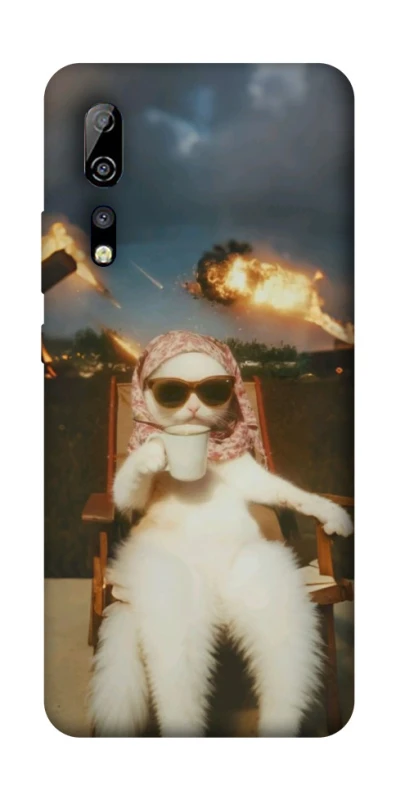 Чохол на ZTE Axon 10 Pro Exploding Kittens ver.1 фото 1 з 1