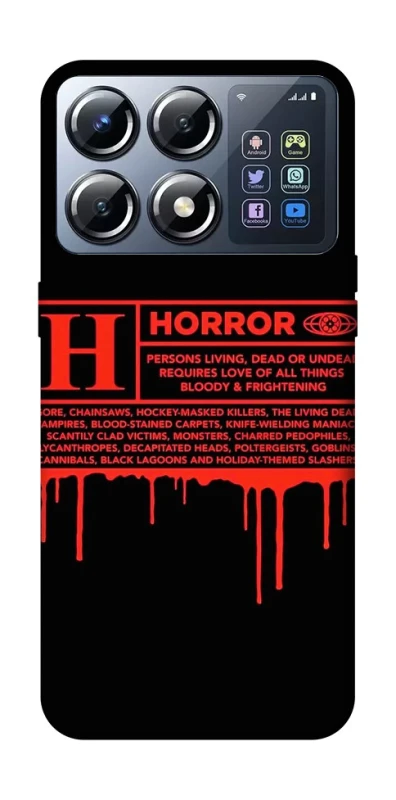 Чохол на Xiaomi POCO X8 Pro Horror Halloween фото 1 з 1